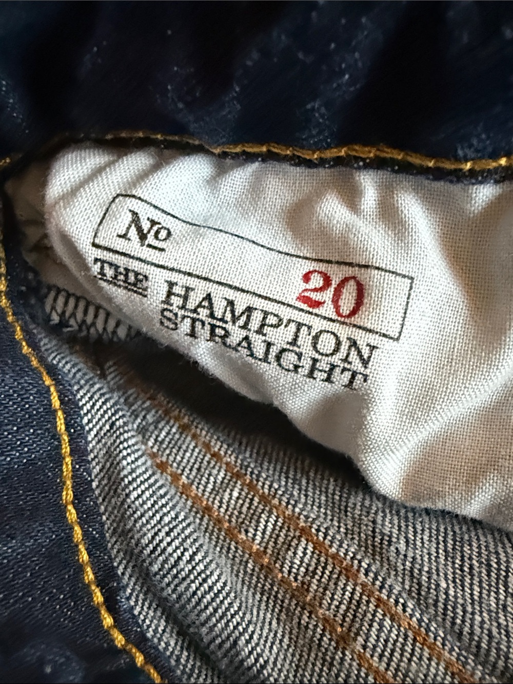 Polo by Ralph Lauren Boys Hampton Straight Dark Wash Jeans, Size 20 - Picture 4 of 6